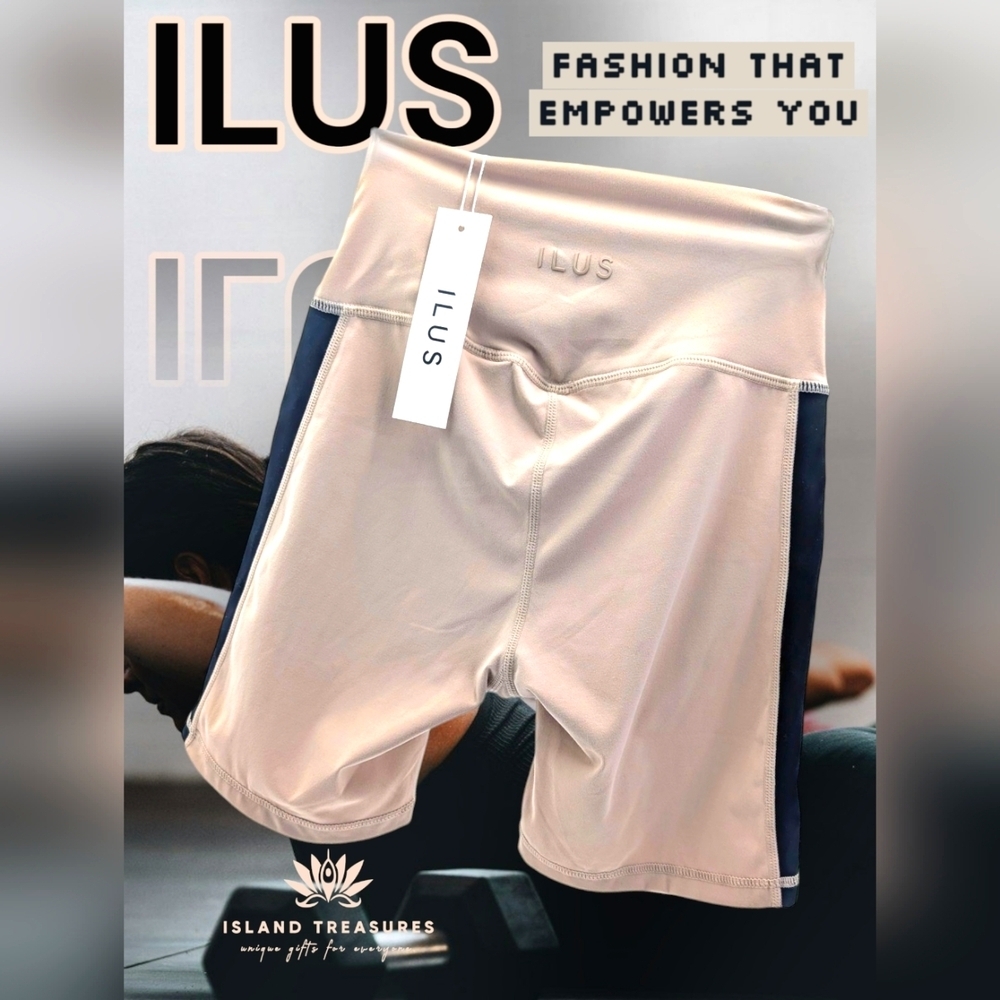 NWT Ilus Label Parallel Shorts Lint Black Striped XS Super Soft